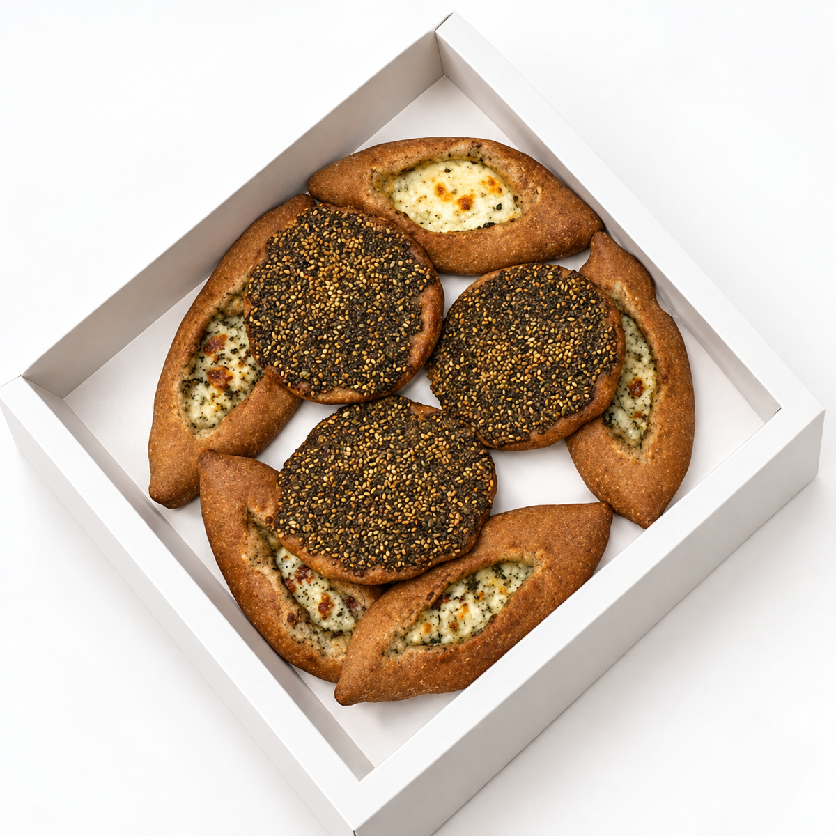 Za’atar manakish · Box of 12